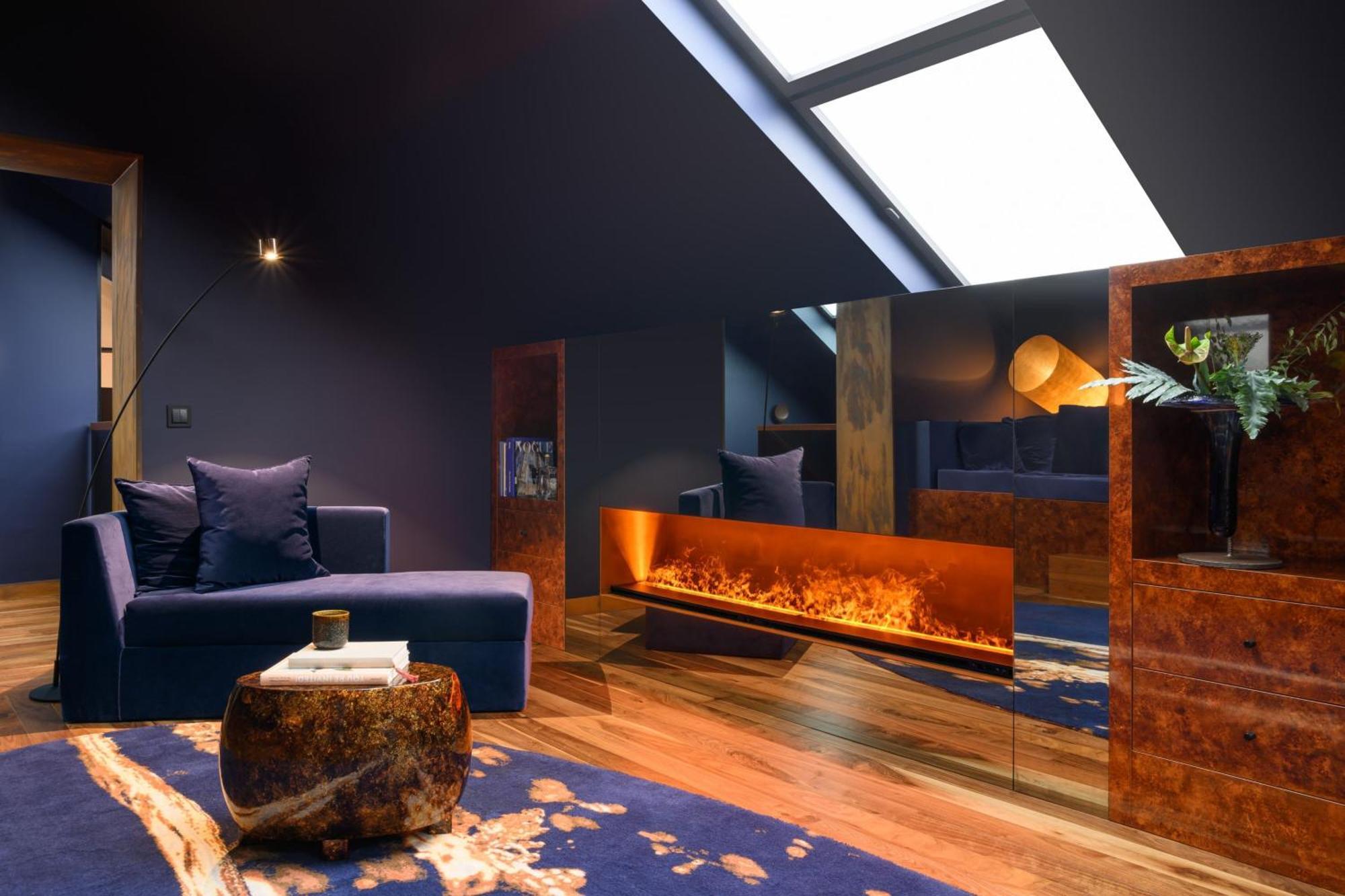 Forte De Gaia, Autograph Collection Vila Nova de Gaia Ngoại thất bức ảnh A modern fireplace